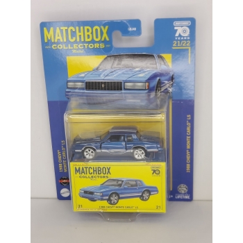 Matchbox 1:64 MB Collectors - Chevrolet Monte Carlo LS 1988 blue